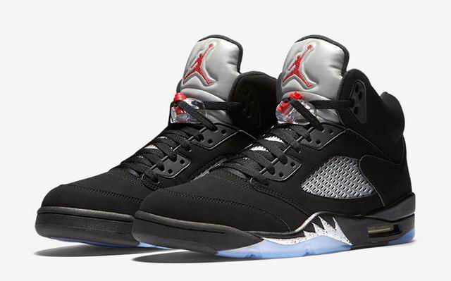 Air Jordan 5 Retro OG Black / Metallic 845035-003 Men's Basketball Shoes-02 - Click Image to Close